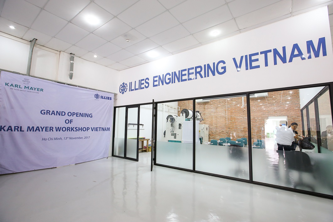 [Translate to Vietnamese:] The workshop area at ILLIES Vietnam